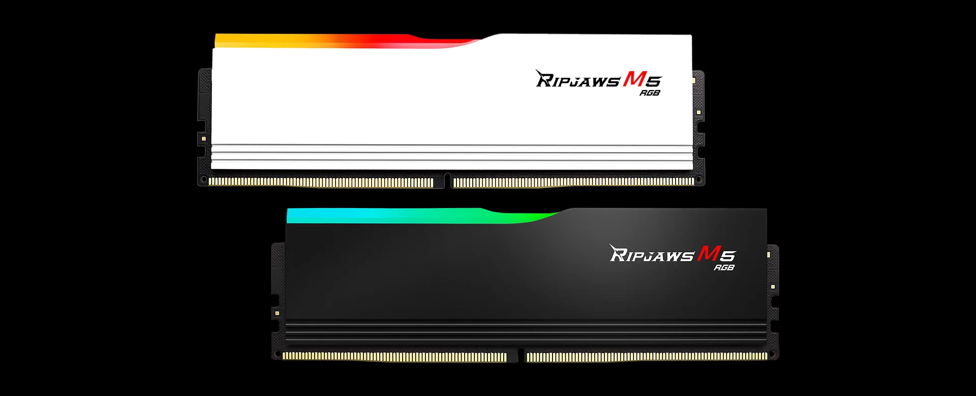 Ram PC G.Skill Ripjaws M5 RGB 64GB 5200MHz DDR5 (32GBx2) Black Intel XMP