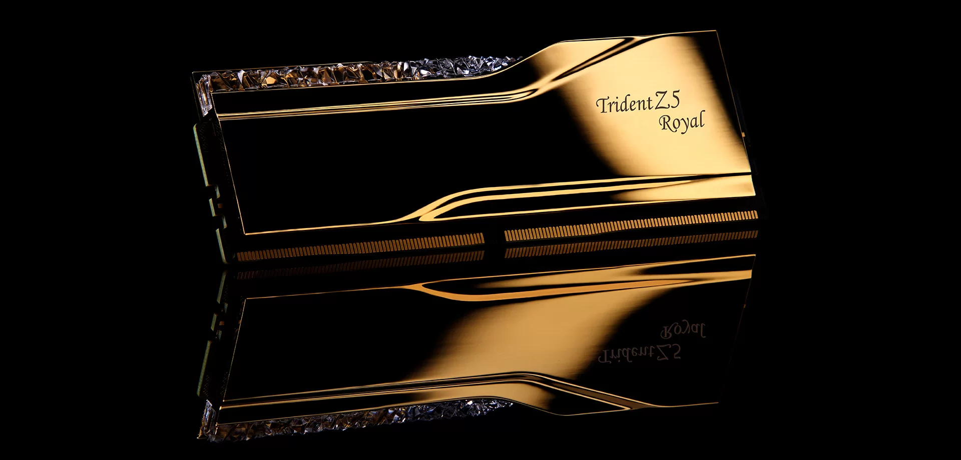 Ram PC G.Skill Trident Z5 Royal RGB 48GB 7200MHz DDR5 (24GBx2) Gold Intel XMP