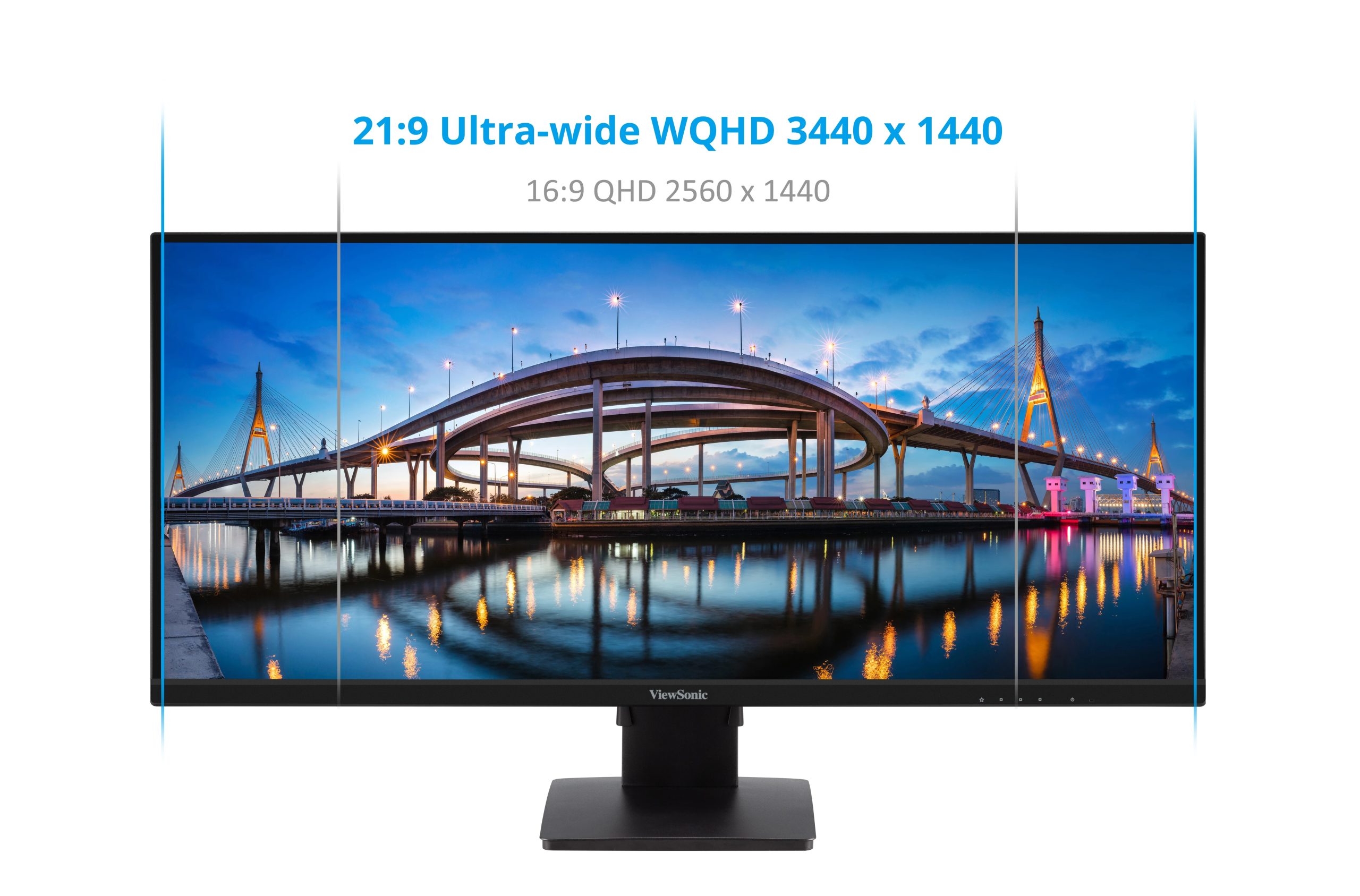 Màn Hình ViewSonic VA3456-MHDJ 34″ 2K IPS 75Hz