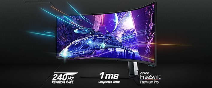 Màn Hình Samsung Odyssey Neo G9 LS57CG952 Dual 4K UHD Quantum Mini-LED 240Hz 1ms HDR 1000