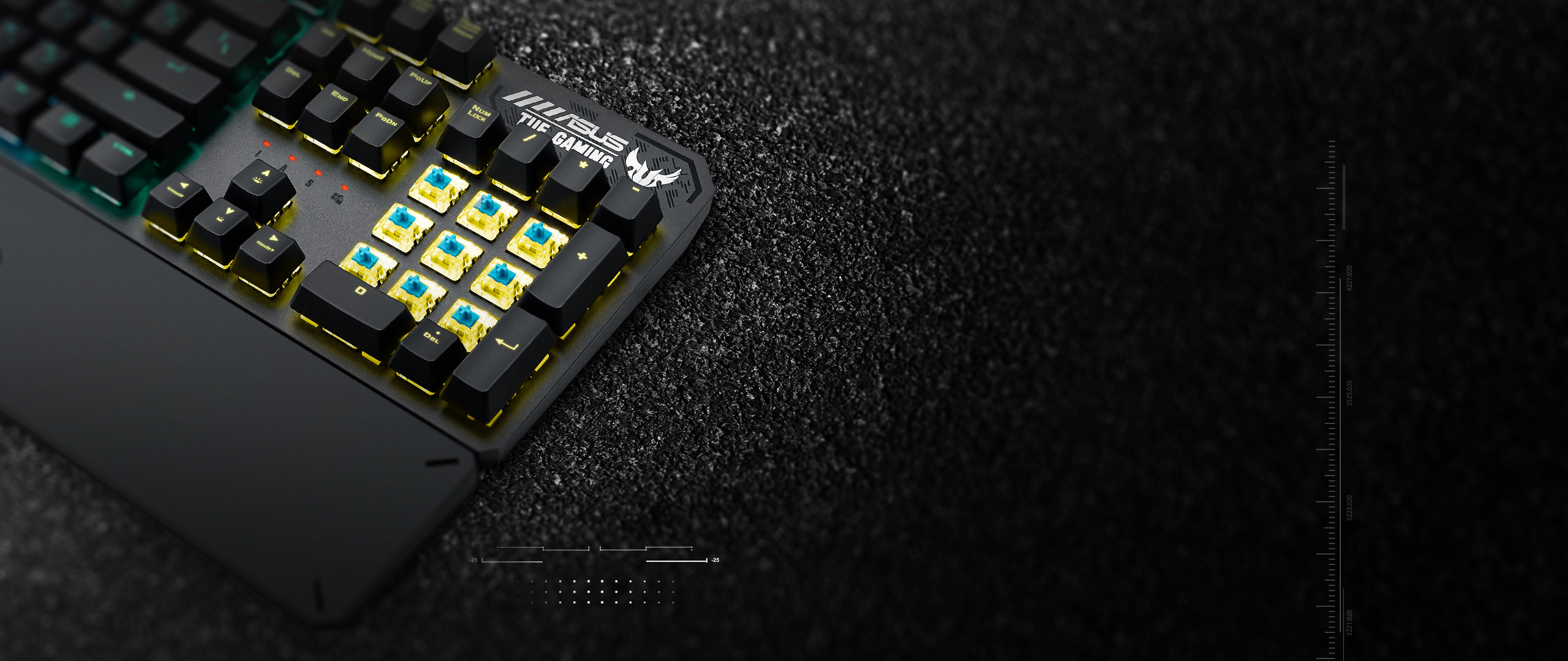 Bàn phím cơ Asus TUF GAMING K3 (Red)