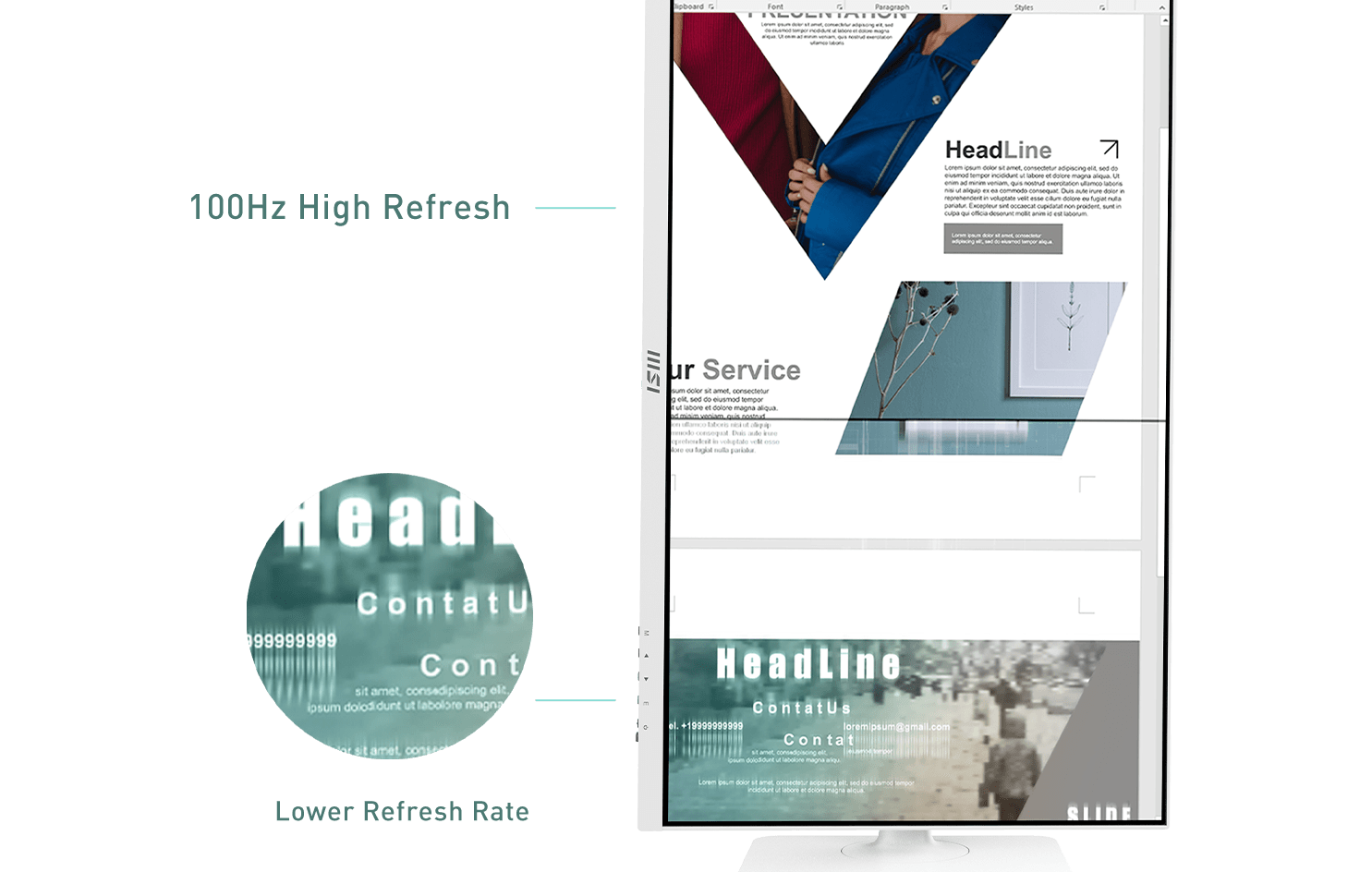 Màn Hình MSI Modern MD272XPW 27 inch FHD IPS 100Hz