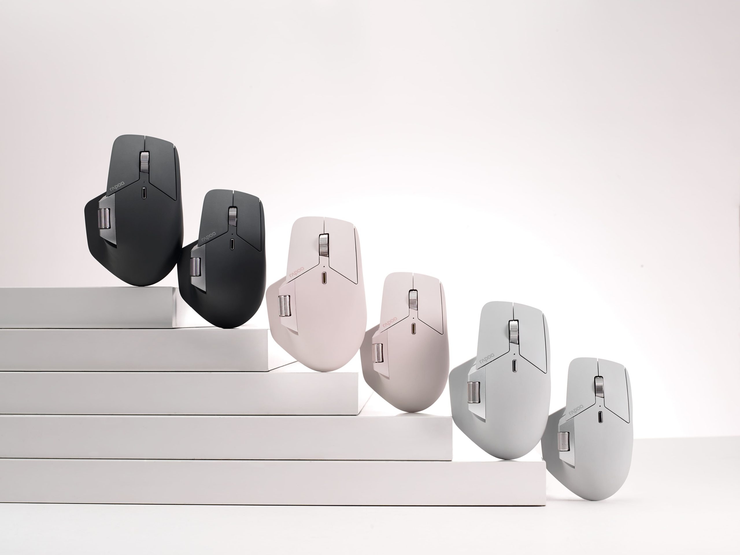 Chuột không dây Rapoo MT760 Mini Multimode (Wireless, Bluetooth 5.0, USB-C)