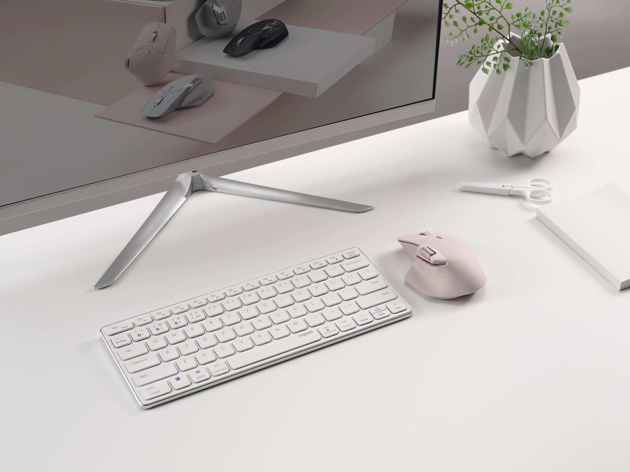 Chuột không dây Rapoo MT760 Multimode (Wireless, Bluetooth 5.0, USB-C)