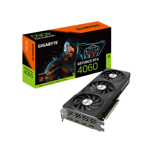Card màn hình VGA Gigabyte GeForce RTX 4060 GAMING OC 8GB (GV-N4060GAMING OC-8GD)