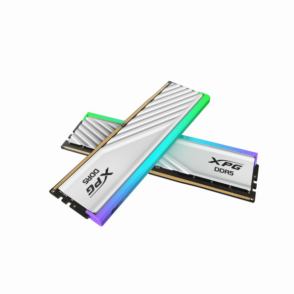 Ram PC Adata Lancer Blade RGB 32GB (16GB x 2) DDR5 6000Mhz White (AX5U6000C3016G-DTLABRWH)