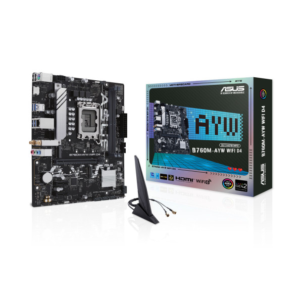 Bo mạch chủ Asus B760M-AYW WIFI D4