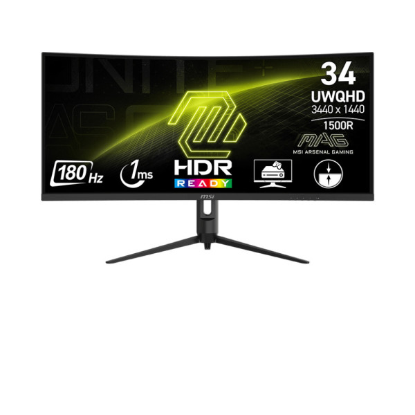 Màn Hình Gaming MSI MAG 342CQR E2 34 Inch Ultra WQHD VA 180Hz 1ms Chuyên Game