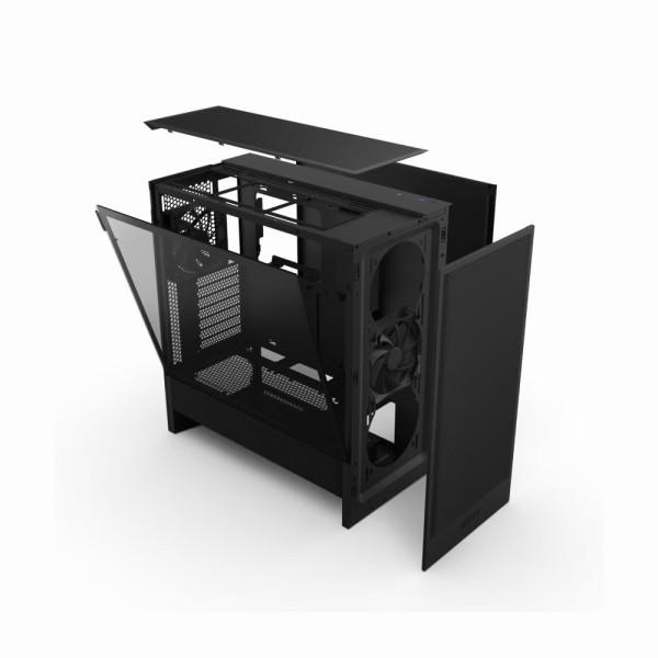 Vỏ Case Máy Tính NZXT H5 Flow 2024 Black Mid Tower