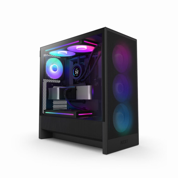 Vỏ Case Máy Tính NZXT H5 Flow RGB 2024 Black Mid Tower