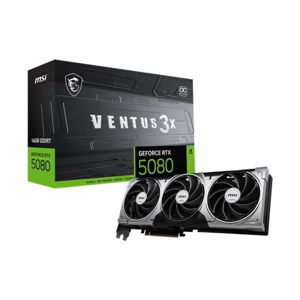 Card Màn Hình MSI GeForce RTX 5080 16GB VENTUS 3X OC PLUS