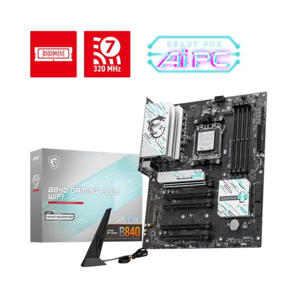 Bo Mạch Chủ Mainboard MSI B840 GAMING PLUS WIFI