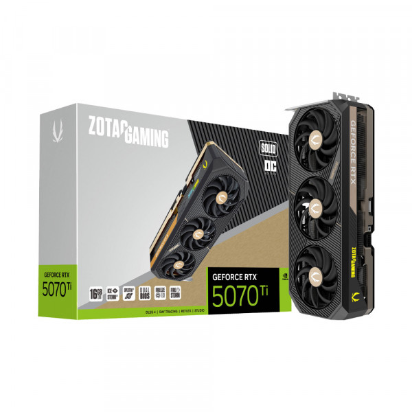 Card Màn Hình Zotac GeForce RTX 5070 Ti SOLID OC 16GB GDDR7