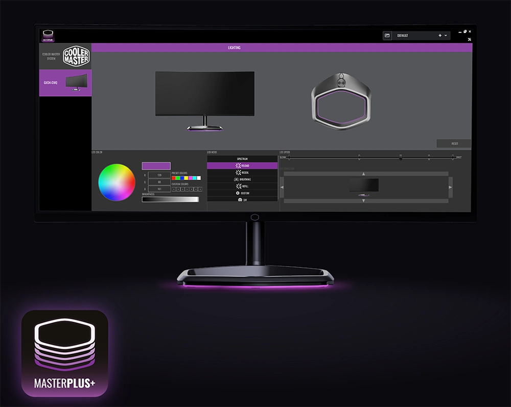 Điều chỉnh ánh sáng với Master Plus+