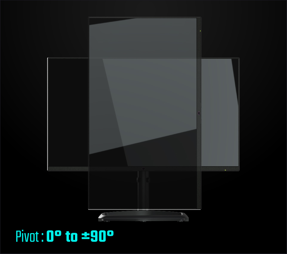 Xoay, nghiêng, lên/ xuống một cách dễ dàng