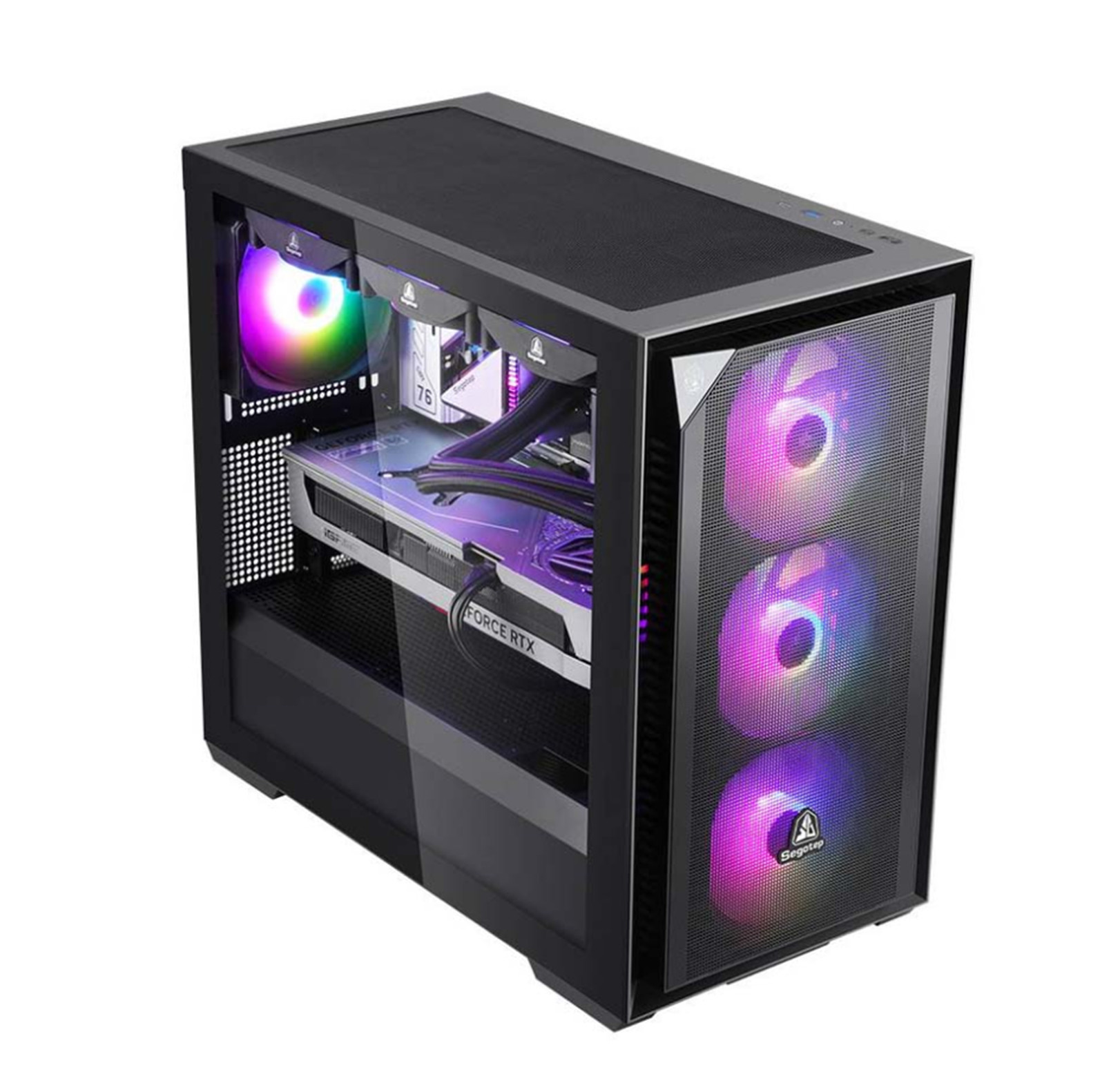Vỏ case Segotep Gank 360S-APE Black
