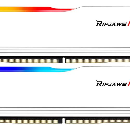 Ram PC G.Skill Ripjaws M5 RGB 32GB 5200MHz DDR5 (16GBx2) White Intel XMP