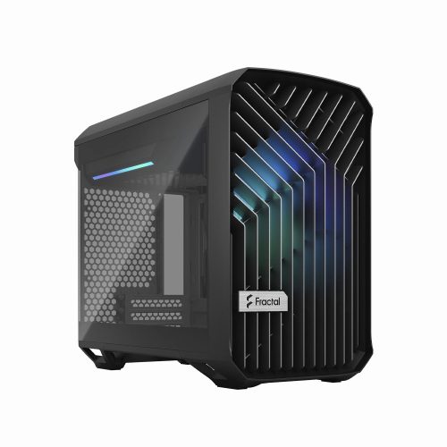 Vỏ Case Máy Tính Fractal Design Torrent Nano RGB Black TG Light Tint
