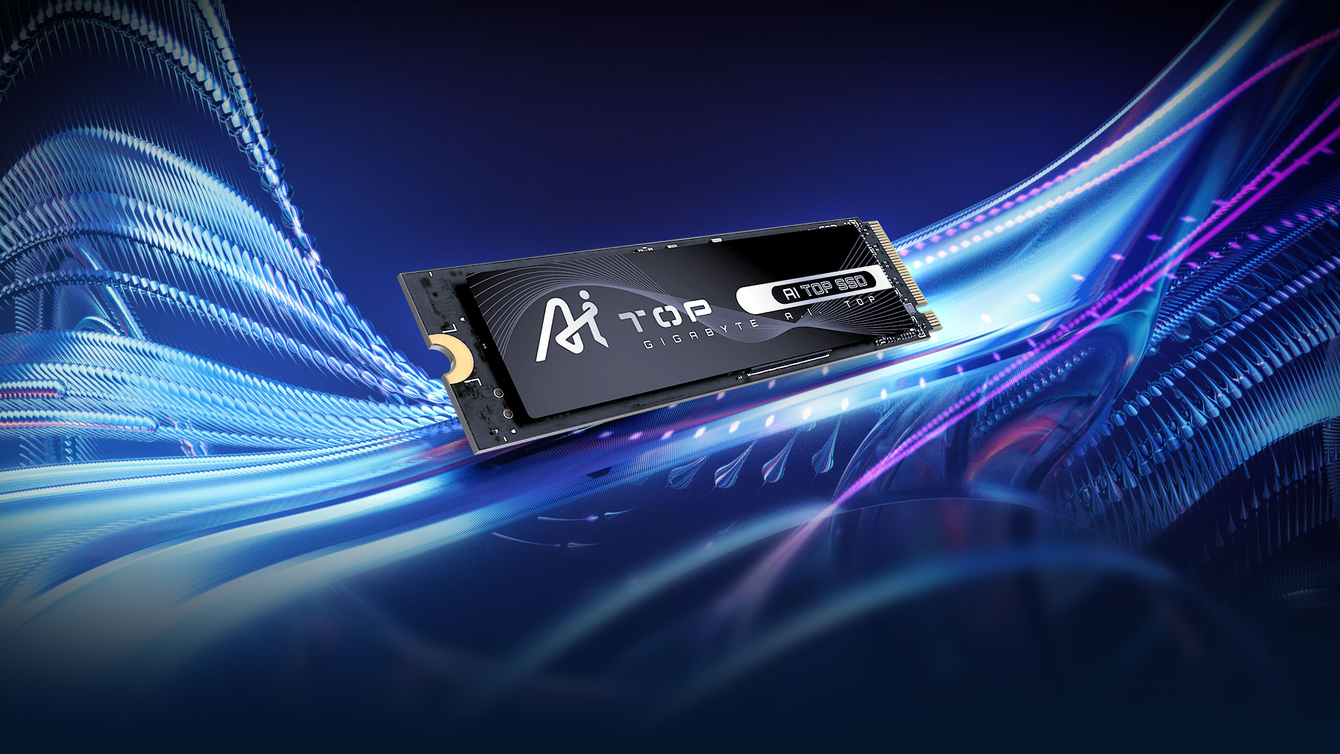 Ổ cứng SSD GIGABYTE AI TOP 100E 1TB NVMe PCIe Gen 4.0 x4 3D NAND M.2 2280 (AI100E1TB)