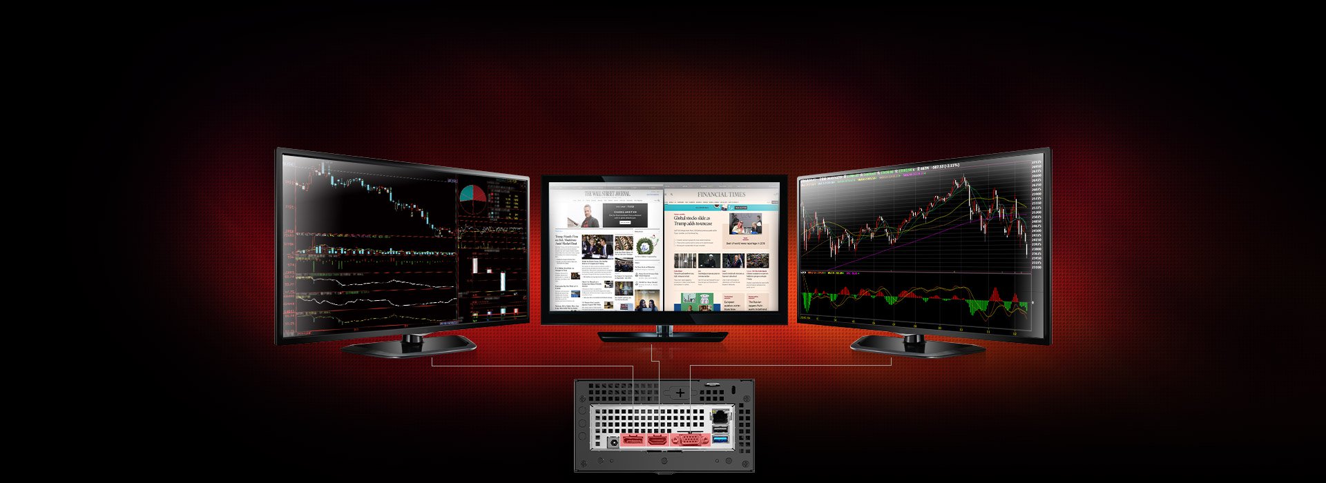 Hỗ trợ tối đa 3 màn hình