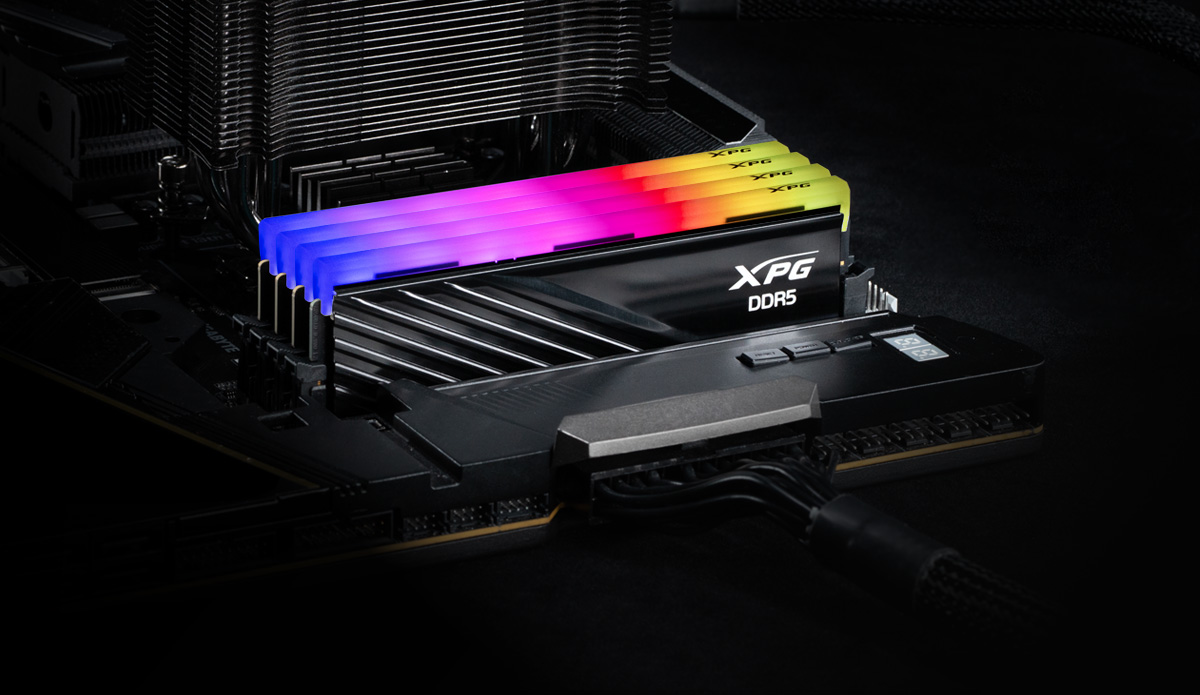 Bộ Nhớ Ram PC Adata Lancer Blade RGB 16Gb DDR5 6000Mh White (AX5U6000C3016G-SLABRWH)