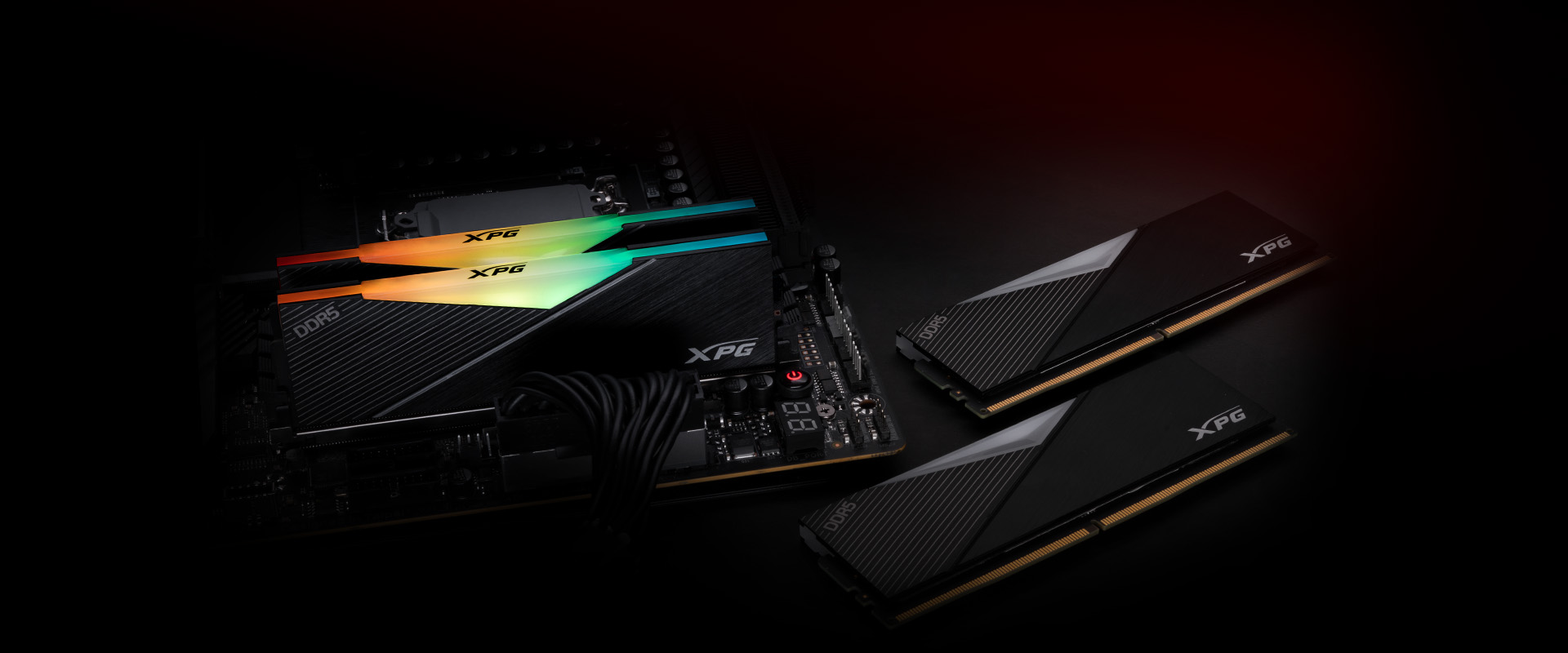 Ram PC Adata XPG Lancer RGB 32Gb (2x16GB) DDR5 6000MHz (AX5U6000C3016G-DCLARBK)