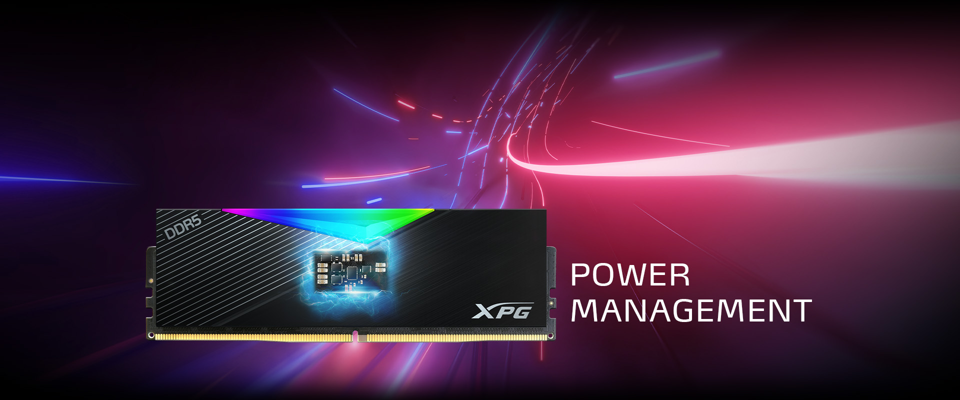 Ram PC Adata XPG Lancer RGB 32Gb (2x16GB) DDR5 6000MHz (AX5U6000C3016G-DCLARBK)