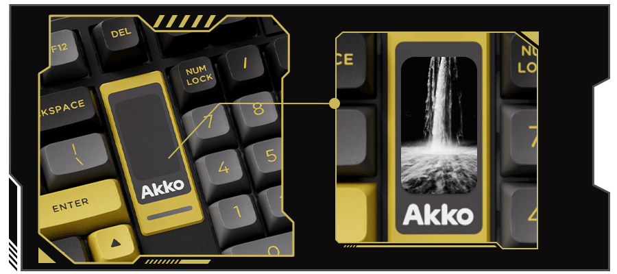 Bàn Phím Cơ AKKO 5098B Black & Gold (RGB / Hotswap / Akko V3 Piano Pro)