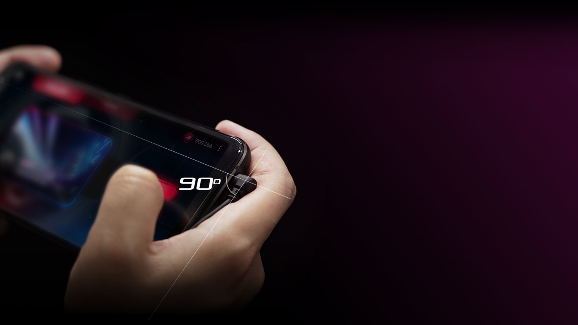 Thiết kế góc lý tưởng để chơi game cầm tay