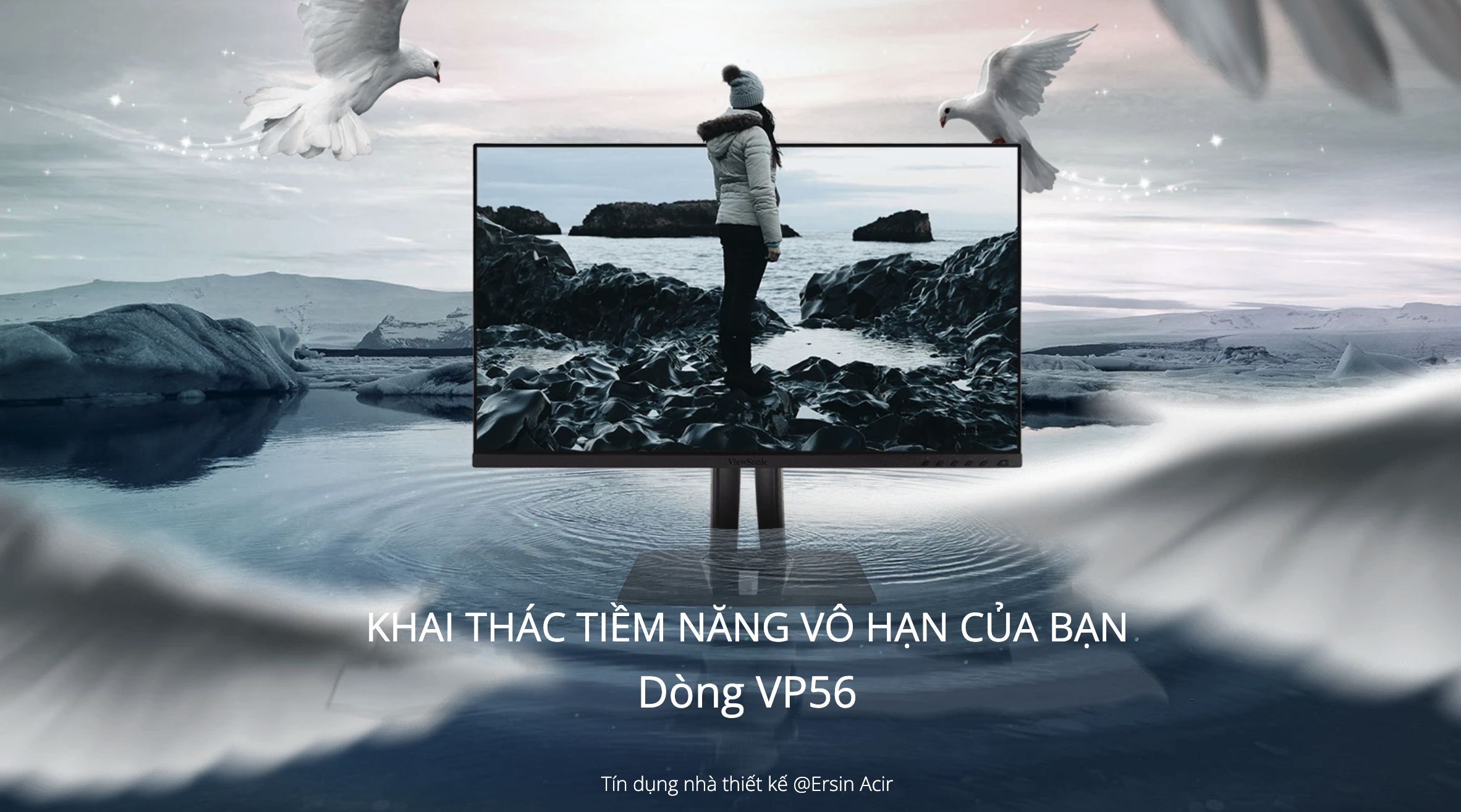 Màn Hình ViewSonic VP2456 24 inch FHD IPS 60Hz