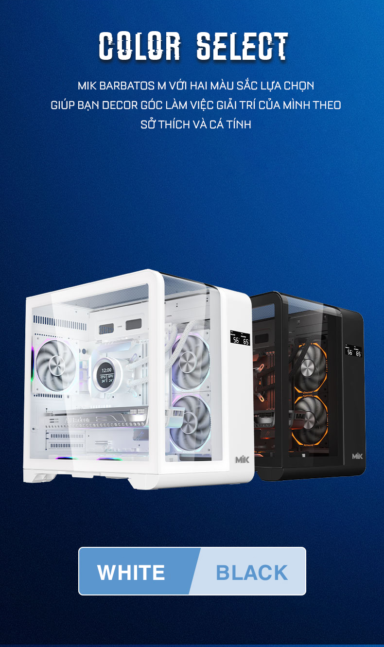 Vỏ Case MIK BARBATOS M White