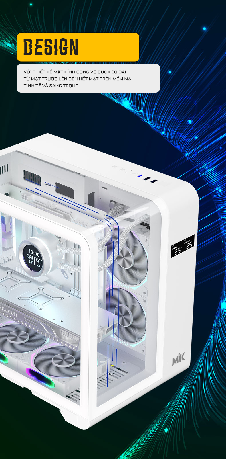 Vỏ Case MIK BARBATOS M White