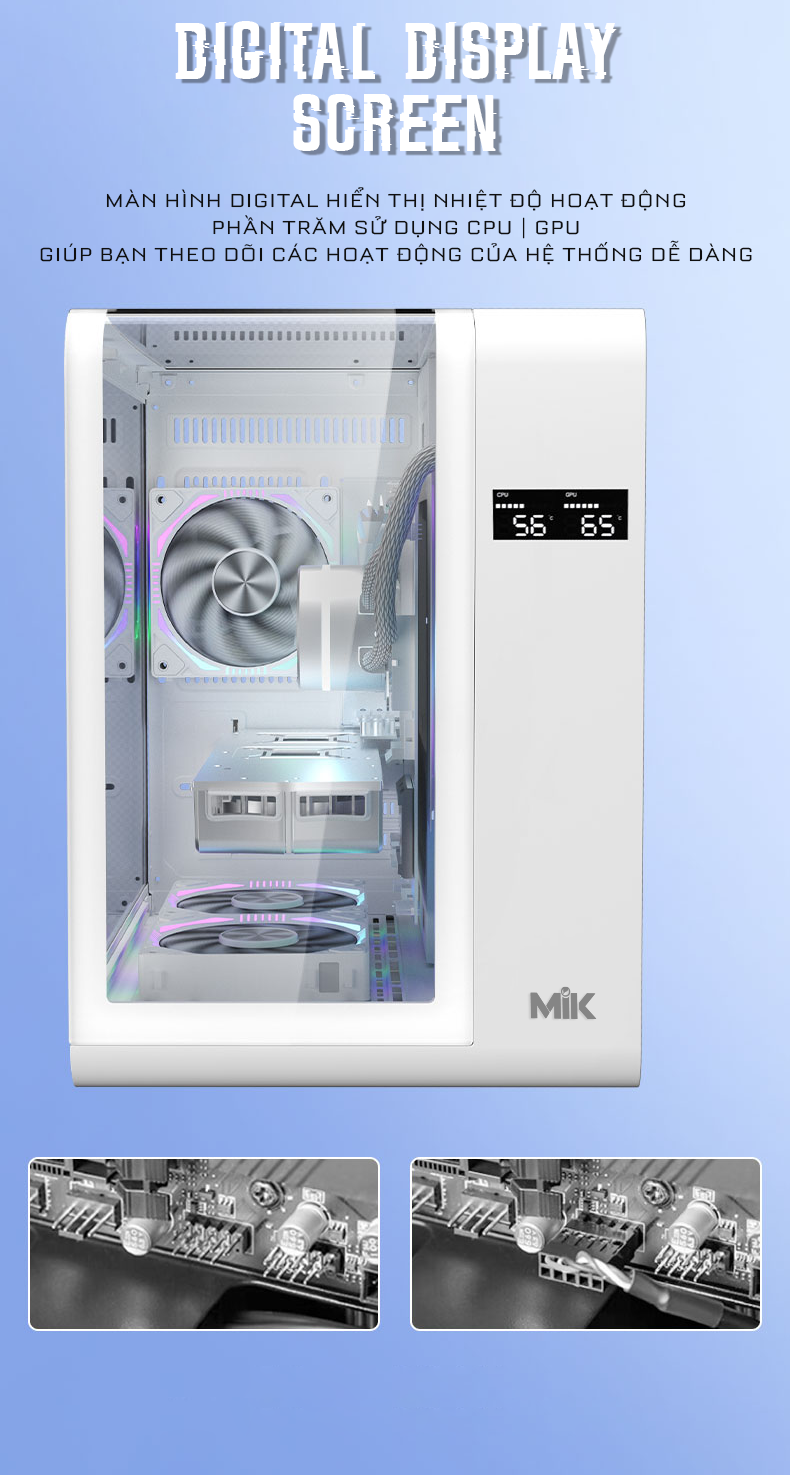 Vỏ Case MIK BARBATOS M White