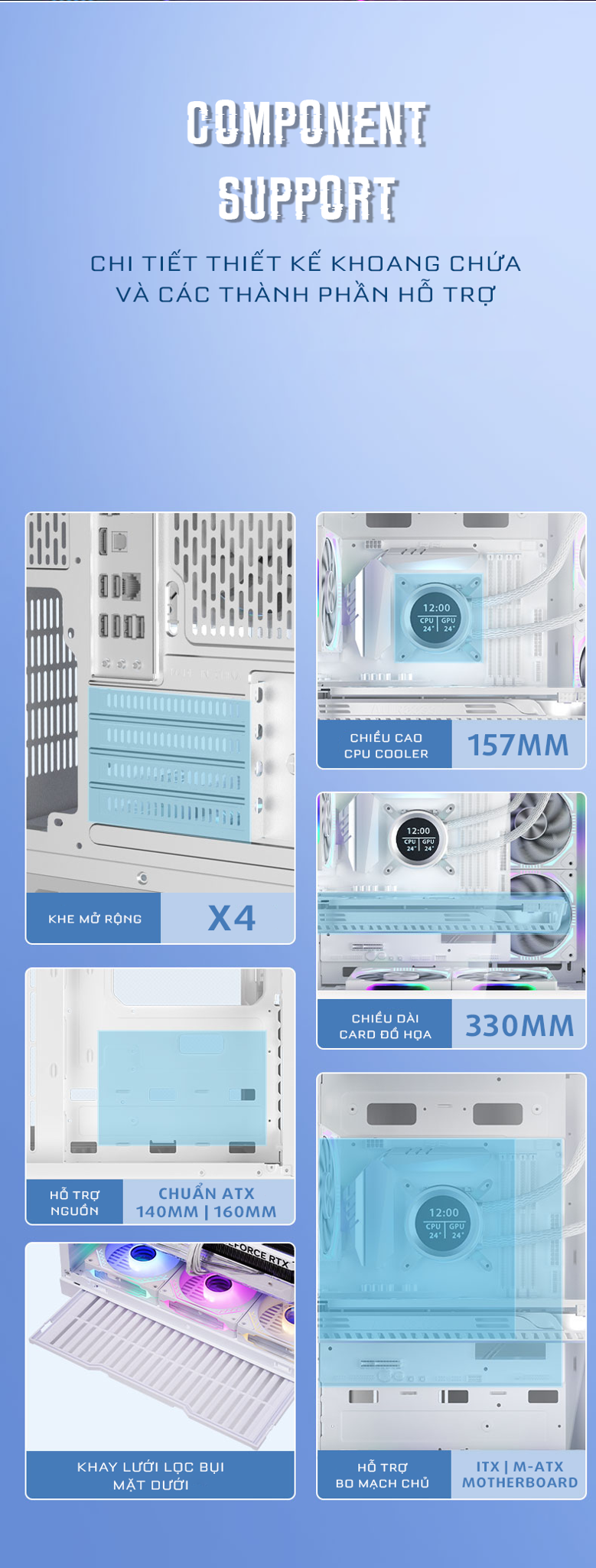 Vỏ Case MIK BARBATOS M White