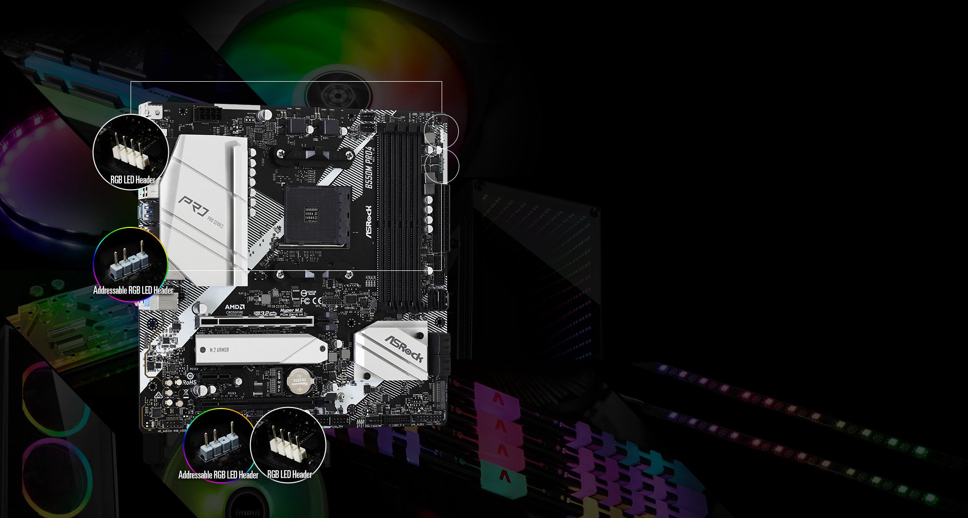 Bo mạch chủ ASRock B550M Pro4