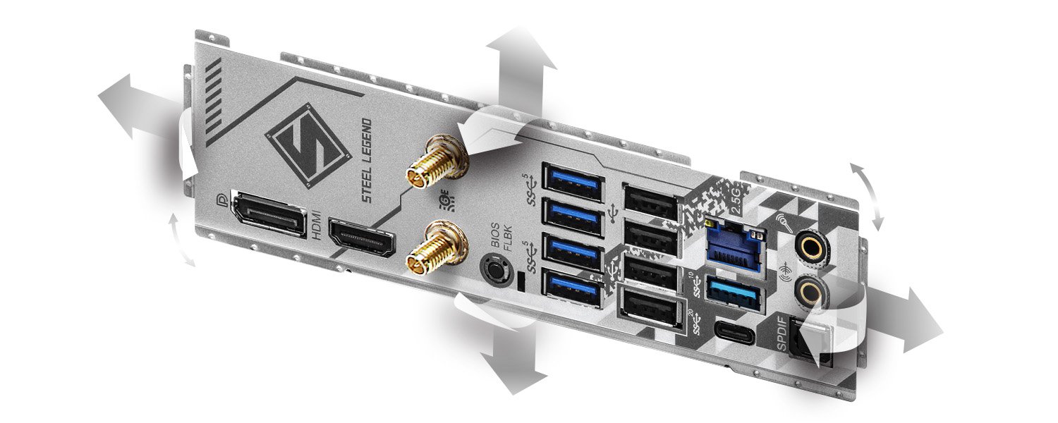 Bo mạch chủ ASROCK B650 STEEL LEGEND WIFI
