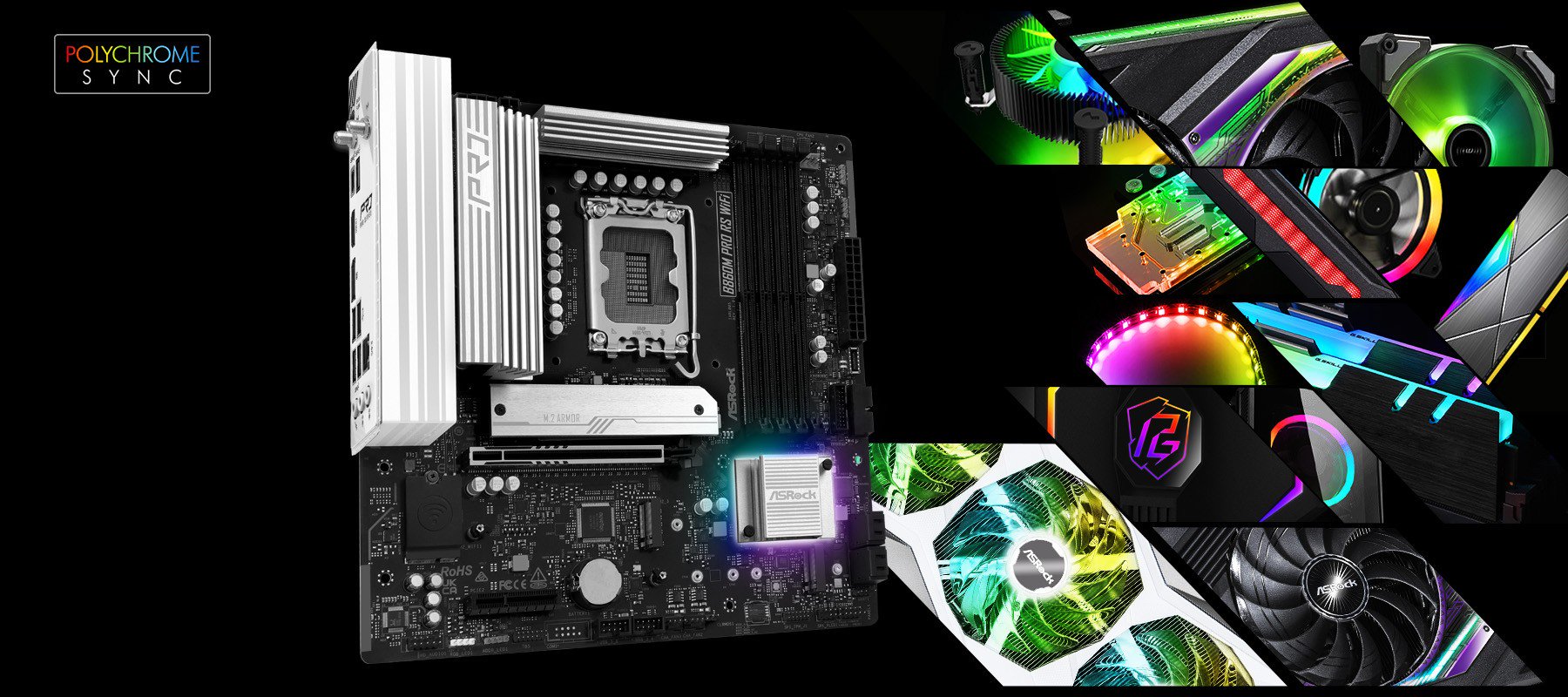 Bo mạch chủ ASRock B860M PRO RS WIFI