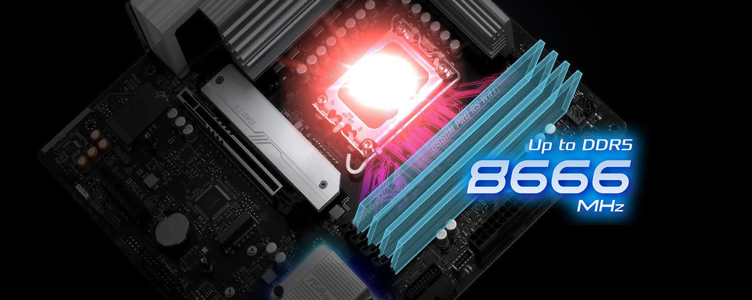 Bo mạch chủ ASRock B860M PRO RS WIFI