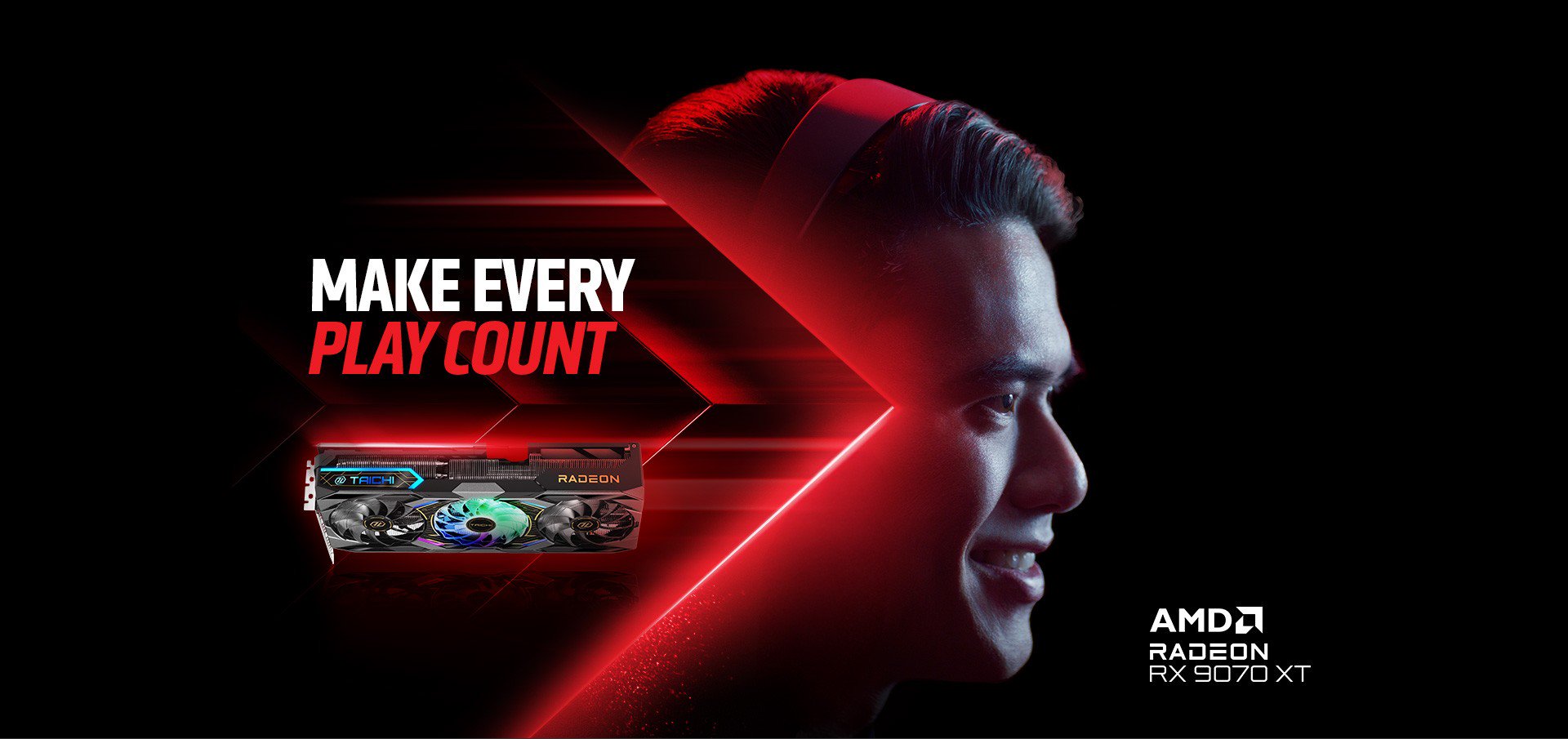 Card Màn Hình ASRock Radeon RX 9070 XT Taichi 16GB GDDR6 OC