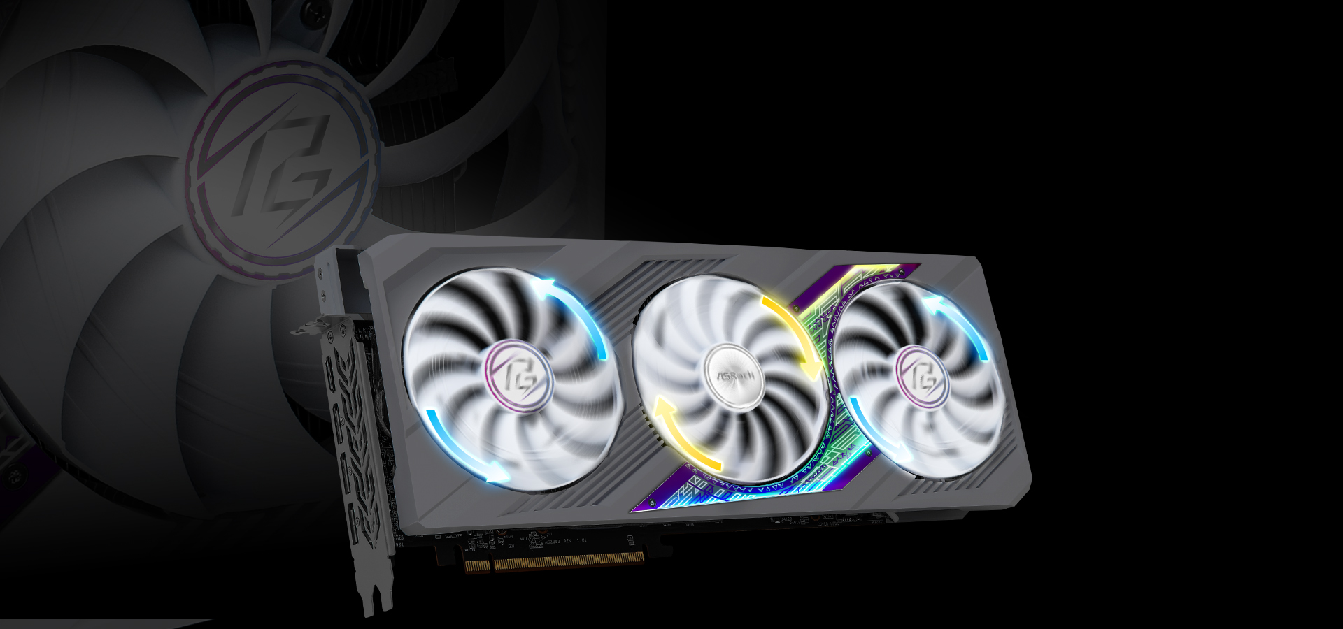 Card màn hình ASRock AMD Radeon RX 7900 XT Phantom Gaming White 20GB OC