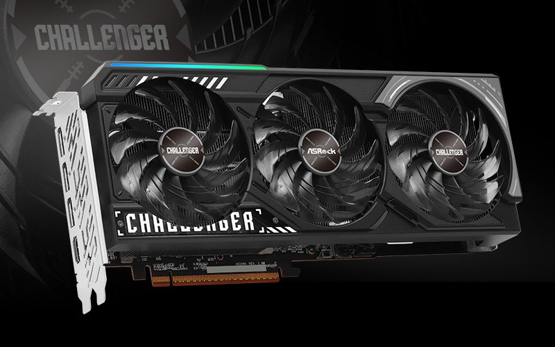 Card màn hình ASRock Radeon RX 9070 Challenger 16GB