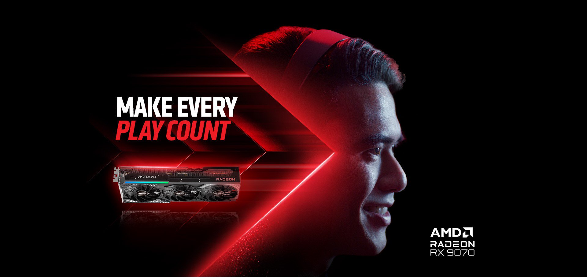 Card màn hình ASRock Radeon RX 9070 Challenger 16GB