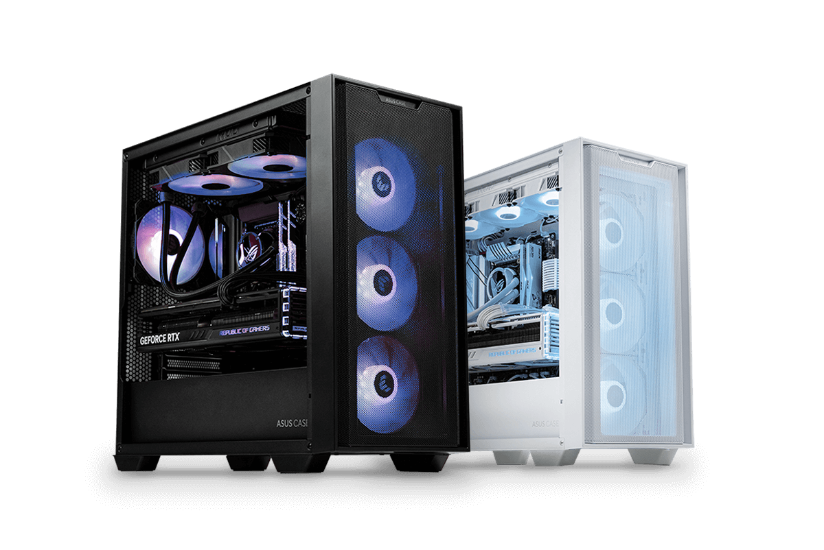 Vỏ Case ASUS A21 Mesh MATX Case - Trắng