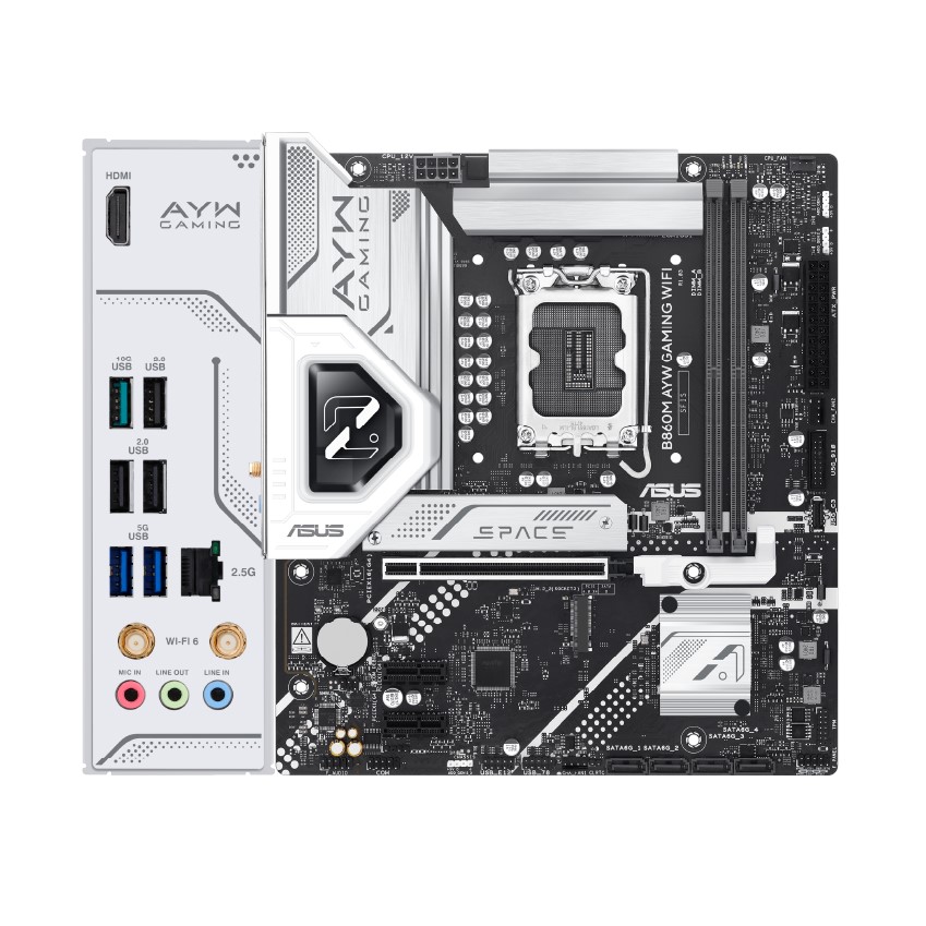 Bo mạch chủ Asus B860M AYW GAMING WIFI