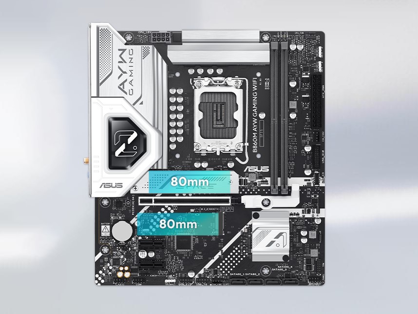 Bo mạch chủ Asus B860M AYW GAMING WIFI