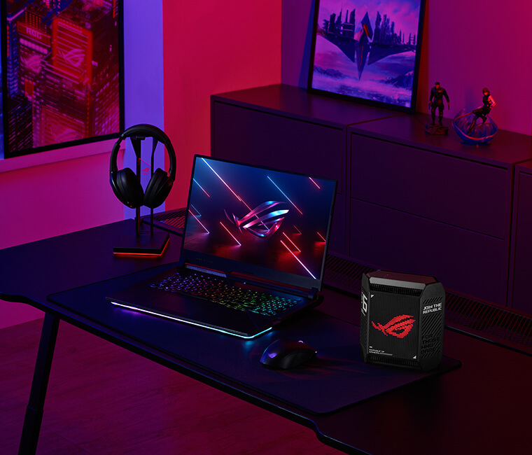 Router ASUS ROG Rapture GT6 Black WiFi6/ Gaming/ AiMesh/ Dual WAN/ MU-MIMO