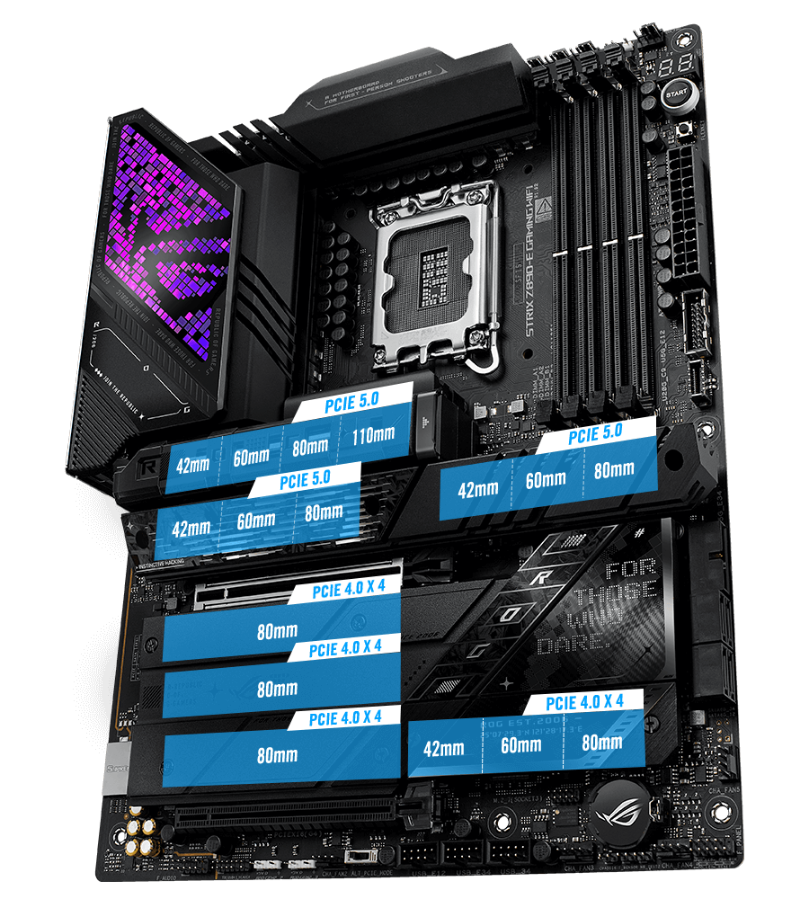 Bo Mạch Chủ Mainboard ASUS ROG STRIX Z890-E GAMING WIFI