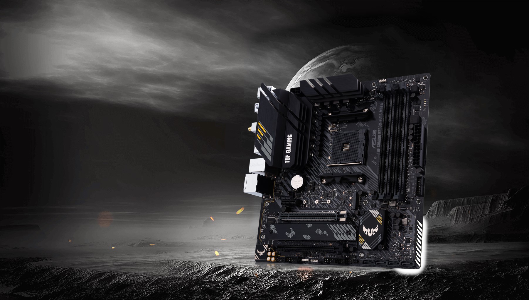 Bo mạch chủ Asus TUF GAMING B550M-PLUS WIFI II