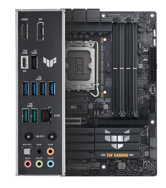 Bo mạch chủ Asus TUF GAMING B860M-PLUS WIFI