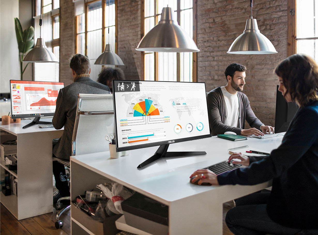Màn Hình ASUS VY279HF 27 inch FHD (1920 x 1080), IPS, 100Hz, IPS, 1ms MPRT